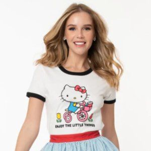 Hello Kitty x Unique Vintage Tee T-shirt Sanrio